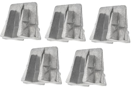 Yardwe 5pièces Cales Forme Pour Manches De Hache Cales Métalliques Pour Marteaux De Rechange Pour Outils De Renforcement De Manche Pour Haches Et Marteaux