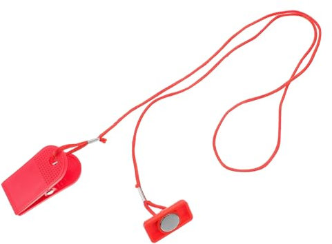 BESPORTBLE Magnetischer Sicherheitsschlüssel Laufbandschlüssel Magnetisch Universell Kompatibel Ersatzschlüssel Mit Stoppschalter Und Kabelklemme Für Laufbänder Not Und Trainingsschutz