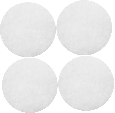 PRETYZOOM 10piezas Almohadilla Aislante para Plato De Comida Separador De Fieltro Grueso para Vajilla De Porcelana Protector Decorativo para Sartenes Cocina Blancos