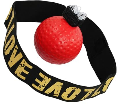 Dranng Reflexball Boxen Erwachsene, Box-Stirnband Reflexball - Schlag-Box-Reaktionsball - Box-Speed-Trainingsball mit Stirnband, Punchingball für Reaktion, Geschwindigkeit, Kampffähigkeitstraining