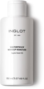 INGLOT Wasserfester Make-up-Entferner, Farblos, 150 ml | Sanfter Make-up-Entferner löst Make-up schnell für eine saubere, angenehme Haut.