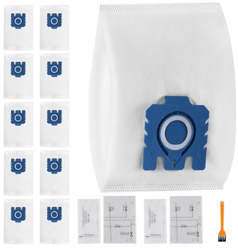 14 Pack 3D Airclean GN Vacuum Bags Compatible with Miele Hoover Bag,Replaces for Hyclean GN Vacuum Bags For Classic C1,Complete C3,C2,S227,S240,S270,S400,S2,S5,S8 Series Vacuum Cleaner