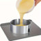 Elalove Cercle à Pâtisserie Réglable 6-12 Pouces en Acier Inoxydable avec Échelle Visuelle pour Tarte Gâteau Cheesecake Anneau à Tarte, 8cm Hauteur