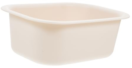 POPETPOP Tragbare Wickelkommode mit Waschbecken aus Pp Kunststoff Beige Leicht und Einfach zu Bedienen Inklusive Plastikwanne für Babys Geeignet als Wasserbecken Wickeltisch und Waschtisch