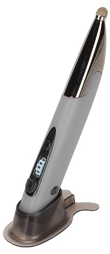 Yosoo Digital Pen Mouse, 2 in 1 Wireless Optical Pocket Pen Mouse with Stylus Function 3.0 5.0 2.4Ghz for IOS PC Laptop Notebook, Portable Lightweight ABS Design for Sketching (Silver Grey)