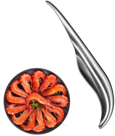 Outil de Nettoyage de Crevettes - Déveineur et Décortiqueur de Crevettes Ergonomique | Éplucheur de Carapace de Crevette,pour Papa Grand-mère Grand-père Chefs Hommes Femmes Jeunes Adolescents