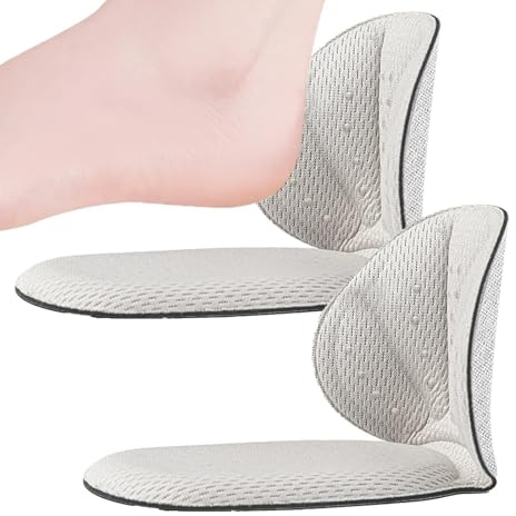 Protectores De Talón Para Zapatos - Cojines De Agarre Para El Talón | Inserciones Antideslizantes Para Zapatos, Forro Acolchado En La Espalda, Almohadillas Para Prevenir Ampollas, Diseño De Corte