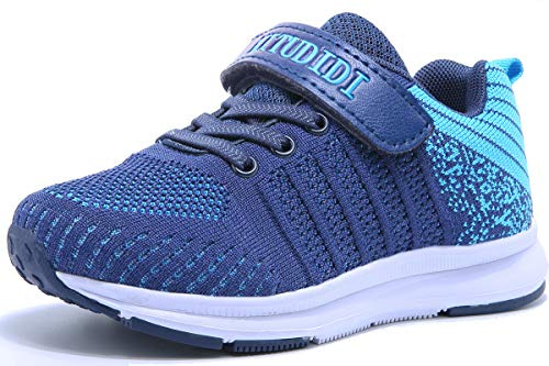 Zapatillas Niños Zapatillas Niños de Deporte Niña Zapatillas de Correr Niño Zapatillas de Gimnasia Tenis Trotar Runners Trainers Running Atletismo Zapatillas Zapatos Deportivas Azul 32 EU
