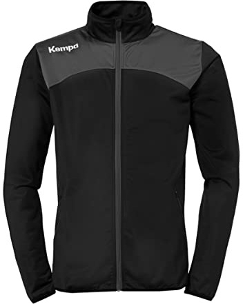Kempa Herren Emotion 2.0 Poly Herren Jacke, Schwarz/Anthra, L EU