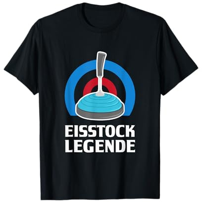 Eisstock Legende Geschenk für Eisstockschütze I Stocksport T-Shirt
