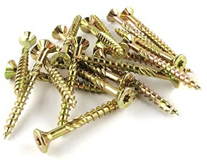 100 Tornillos de Terraza para Madera Autorroscantes Autotaladrantes Torx TX de Acero Endurecido 3 x 35 / TX10