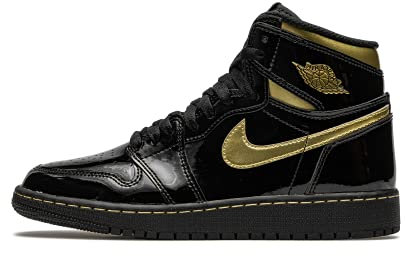 Jordan Air 1 Retro High OG GS (nero/cremisi-bianco, Bianco/Rosa Schiuma/Gym Red, 7 Big Kid