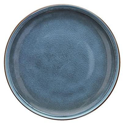 Tognana Pizzateller CINZIA Terra blau, 33 cm, aus Porzellan