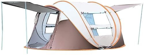 Zeltüberdachung, Pop-up-Strandzelt, tragbar, für 5–8 Personen, automatisches Sofort-Strandzelt, UV-Schutz, Sonnenschutz, Campingzelt, geeignet für Garten, Camping, Angeln (A) Beautiful Scenery