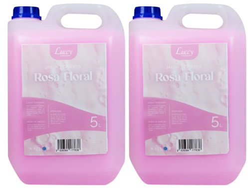 Flüssigseife Rosa 5000 ml | pH-neutral, spendet Feuchtigkeit und schützt Ihre Haut, professionelle Anwendung Dermatologisch getestet (10 Liter)
