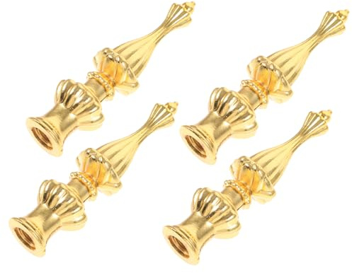Hemobllo 4pièces Embouts De Lampe Métal Décoratifs Pour Lampes De Table Et Lampadaires Finitions Élégantes Et Faciles à Installer Idéaux Pour Ajouter Une Touche Élégance à Votre