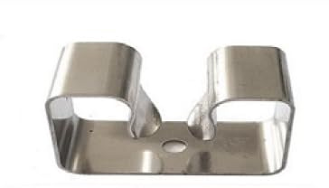 Saraoriginalshop Portascope Acciaio Inox 1 Posto Doppio Fissaggio a Muro Porta Scopa con Adesivo Extra Strong