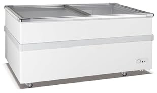 Ristoattrezzature Isola surgelati con ante in vetro scorrevoli 225,6x94,6x77,2h cm 880 lt -18-22°C