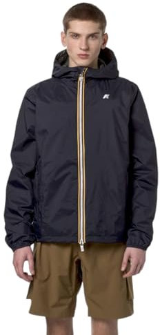 KWAY jake eco Blu blu notte reversibile verde militare