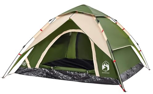 vidaXL Kuppelzelt Campingzelt Familienzelt Trekkingzelt Wurfzelt Quick Release