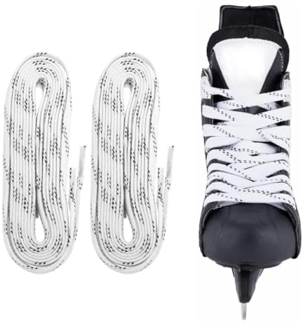IKOPFLN 1 par Alephnull Cordones encerados Inline Hockey para Patinaje sobre Hielo Anti-Fractura