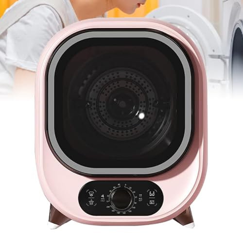 Secadora de Ropa pequeña, Secadora de Ropa portátil de Carga Frontal compacta, Secadora de Ropa eléctrica portátil, Usar en la encimera o en la Pared, para Apartamentos, dormit