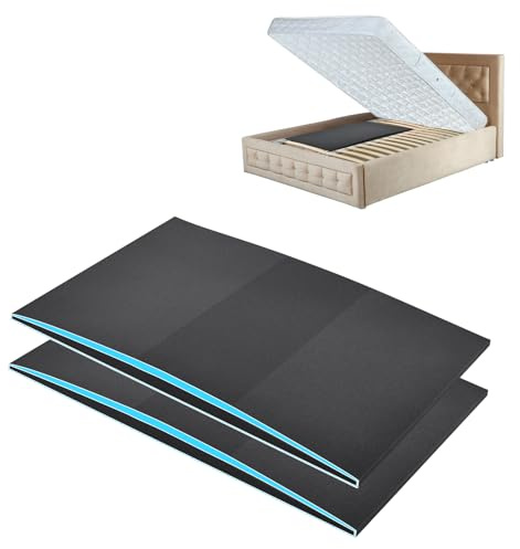 TANYOO Sagging Mattress Support Fix Sinking Beds High Density Foam Insert Pad for Sagging Bed Repair and Extends Mattress Life, Dark Grey, 2 Pack, 47x25x2 Inch