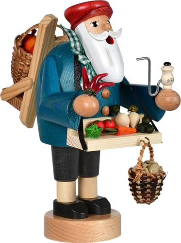 KWO Räuchermännchen Obst- und Gemüsehändler - 18 cm