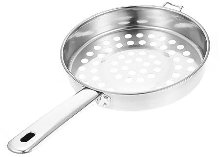 VICASKY Scolapasta in Acciaio Manico Ergonomico Colino Per Pasta e Mestolo Per Servire e Raffreddare Alimenti Facile Da e