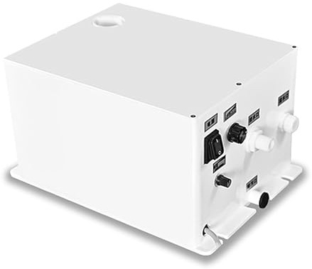 Humidificador de Airea Ultrasónico, 3.5L Humidificador de Acero Inoxidable con Doble Salida de Vapors, Partículas Atomizadas de 3-5nm para Comercial Industrial(37 * 26.5 * 20cm (180W))