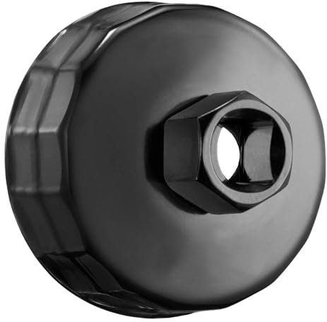Milageto Clé pour Filtre à, 07aaa-plca100, clé pour Bouchon de Filtre à 65 mm pour élément CL, démontage Rapide et Facile, Noir