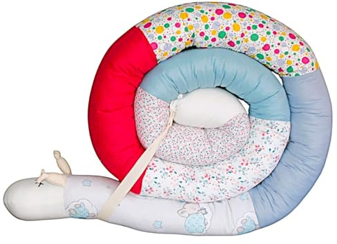 Bettschlange/Bettschnecke XXL ** Länge 250cm **personalisierbar** Seitenschläferkissen, Bettrolle (Elefant a)