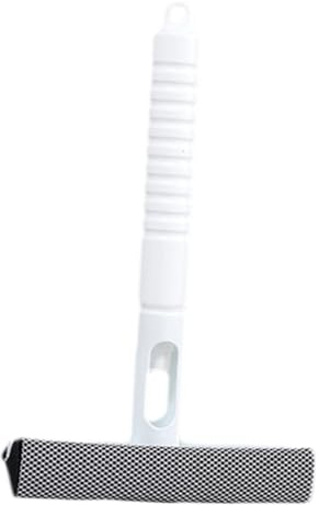 Gogogmee Multi Functional Window Wiper with Spray Water for Bathroom Glass Doors Rotating Shower Squeegee Cleaner Ergonomic Handle for Kitchen Balcony and Car Windows