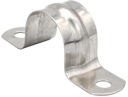 clip de manguera en forma de silla Abrazadera de tubo rectangular en forma de U, abrazadera de sillín de acero inoxidable 304, correa de 2 orificios M5-M200(M140)