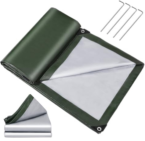 -Bodenplane, wasserdicht, verdickte Matte, mehrschichtige Bodenfolie, Faltbare Outdoor-Decke, schwere Belastung, Isolationspad | Camping-Zubehör, Schutz für Wandern, Picknick, Auto, Reisen