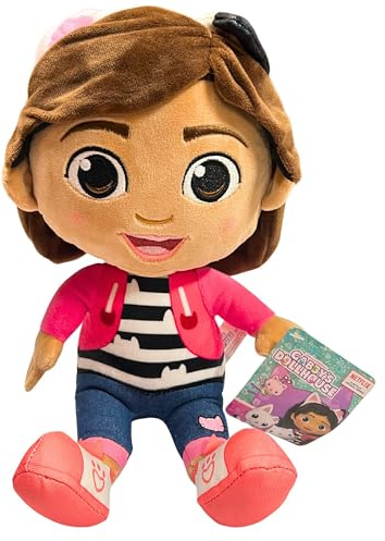 DREAMWORKS GABBY'S DOLLHOUSE - Large 25-35cm Super Soft Gift Quality Embroidered Plush - (Gabby)