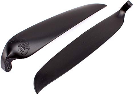 Aexit Pair RC Electrical equipment Glider Plane Black Plastic Folding Propeller Vanes 10 x 8 Inch