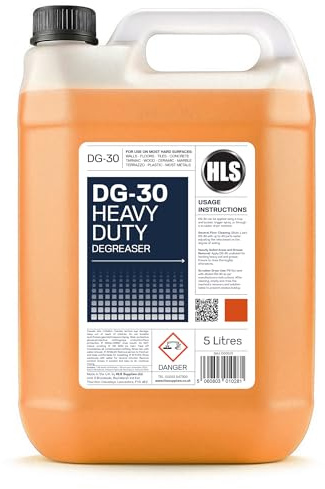 5L DG-30 Heavy Duty Degreaser - Industrial Floor Cleaner for Stubborn Dirt | Heavy Duty Floor Cleaner and Degreaser | Perfect for Stubborn Dirt and Marks | Available in 5L, 2 x 5L, 4 x 5L, 20L, 25L