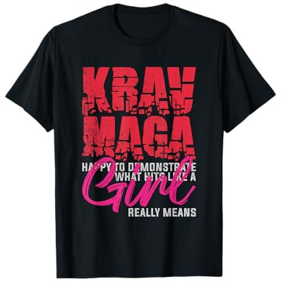 Kampfsportler Mädchen Geschenk Israel Krav Maga T-Shirt