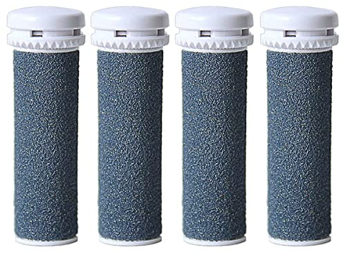 Hsthe Sea 4er Pack Canwn Extra Grob Mineral Ersatzrollen Mineral Ersatzrollen für Emjoi Micro Pedi Hornhautentferner Nachfüllrollen (grau)