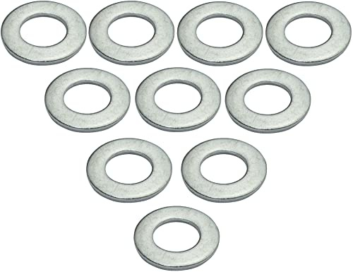AERZETIX - C49168 - Satz von 10 Unterlegscheiben flach universelle - beilagscheiben - scheiben - M10 - aus edelstahl A4 - Ø außen 19mm - dicke 2mm DIN 125