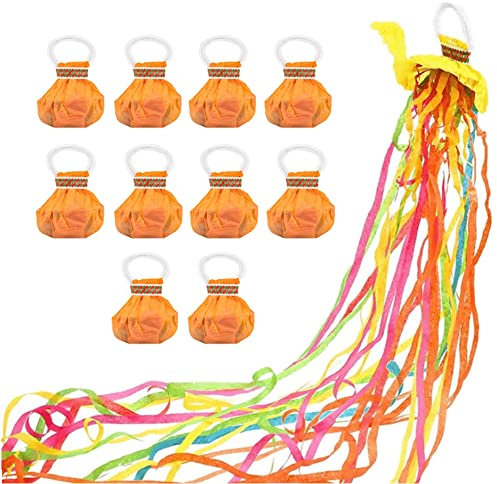 Stelle Filanti da Lancio a Mano 10 pezzi Popper Lanciano Stelle Filanti Stelle Filanti di Carta Stelle Filanti Colorate per Forniture per Feste di Capodanno, Laurea, Matrimonio, Compleanno