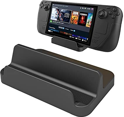 Stand Compatible with Valve Steam Deck and Nintendo OLED Lite,Case for Steam Deck Anti-Slip, Heat Dissipation, Lightweight, Game Console Holder