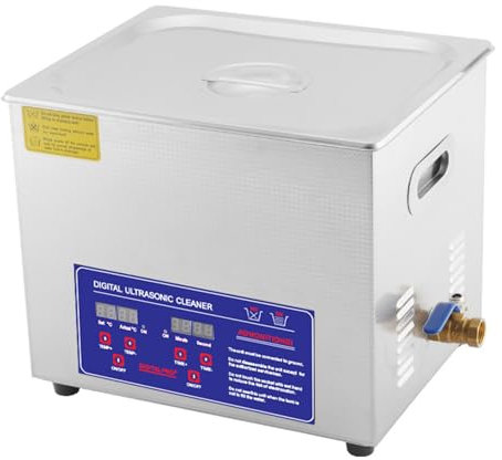 Lnlscle Digital Ultrasonic Cleaner, 2L Ultrasonic Cleaning Machine with Time & Temp Control, Stainless Steel Ultrasonic Cleaner Machine for Watches, Jewelry, Industrial Accessory