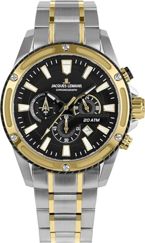 JACQUES LEMANS Herren-Uhren Analog Quarz