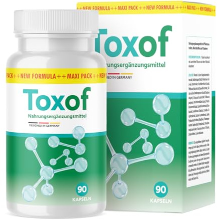 Tox Of Kapseln - Reich an Vitaminen & Mineralstoffen - original - Inhalt 90 Kapseln - 1x