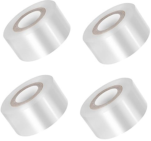 NULYLU 4 Rollen Selbstklebendes Gartenveredelungsband Transparent Pe Pflanzenbinder für Obstbaumveredelung Obstbaum Pfirsichbaum Gartenzubehör