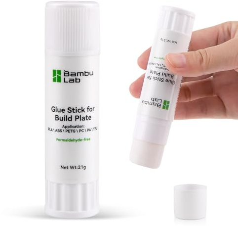 CCTREE Original 3D Drucker Klebestift für 3D Druckbetten, 21g | Starker Glue Stick, verhindert Verzug beim Drucken von ABS,PLA,PETG und TPU auf verschiedenen Bauplatten,mit starker Haftung