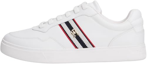Tommy Hilfiger Sneaker con Suela Cupsole Mujer Webbing de Piel