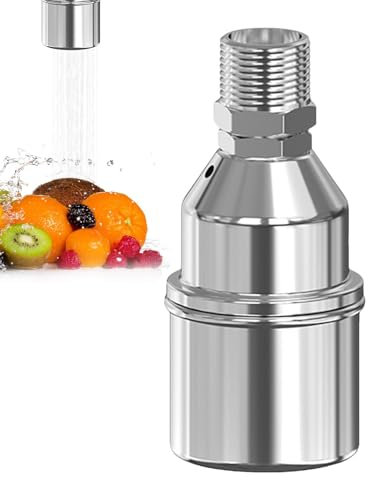 Acunny Vanne à flotteur pour réservoir d'eau, conduite de flux de flux de flux de conduite à flotteur | Vanne à flotteur en acier inoxydable Contrôleur de ligne de flottaison automatique,Small Hand